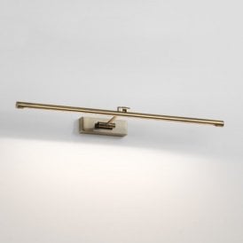 GOYA LED antique brass picture light - longer length