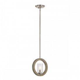 GRAND Bank Wall Light | Mini-Pendant | Semi-Flush | Distressed Antique Grey