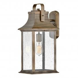 Exterior Wall mounted brass wall light