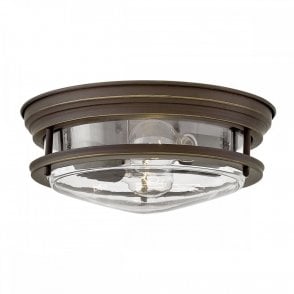 Radiance Goods Industrial 2 Light Oil Rubbed Bronze Ceiling Flush