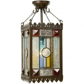 HALL LANTERN Victorian Gothic style entrance hall lantern
