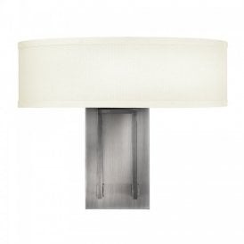 HAMPTON twin wall light in modern Art Deco styling