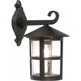 HEREFORD traditional black outdoor wall lantern