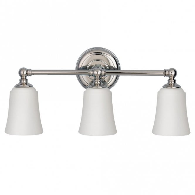 HUGUENOT LAKE traditional 3 light bathroom over mirror wall light