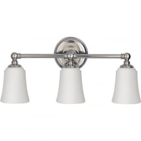 HUGUENOT LAKE traditional 3 light bathroom over mirror wall light
