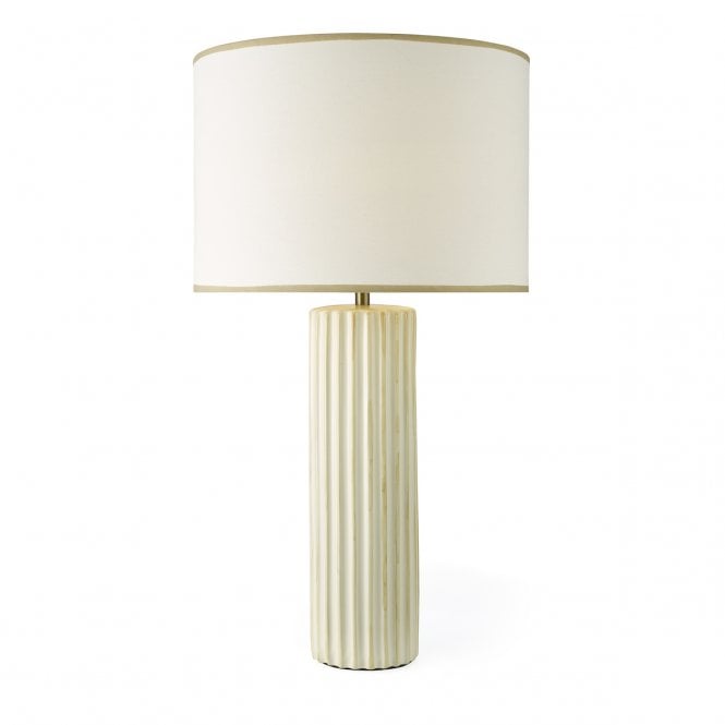 Idella Taupe Ceramic Table Lamp with Shade
