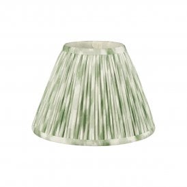 Green cotton lamp shade 25cm