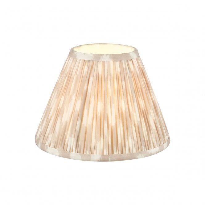 Ikat Taupe Cotton Empire Shade 25cm