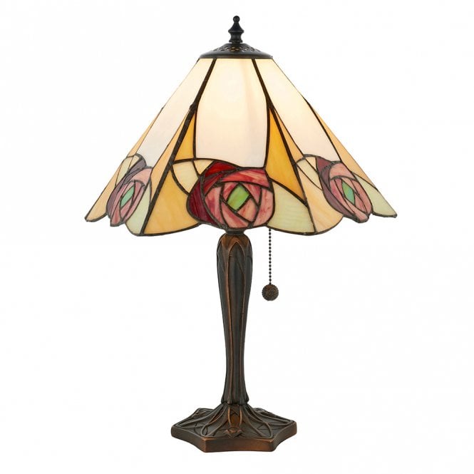 INGRAM Tiffany table lamp, Art Nouveau style