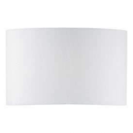 44cm Faux Silk Oval Shade in Ivory