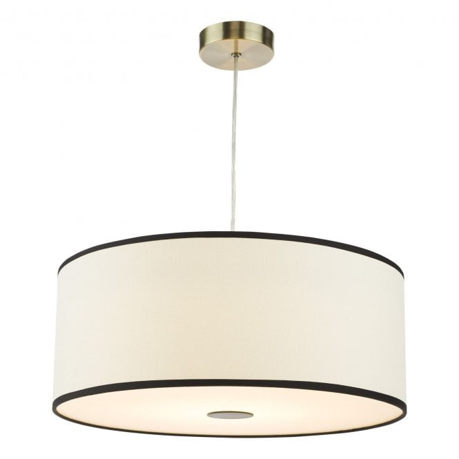 Jemima White Easy Fit Shade with Frosted Acrylic