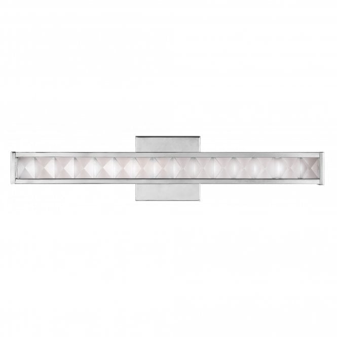 JESSIE sparkly LED bathroom vanity wall light with faceted crystal