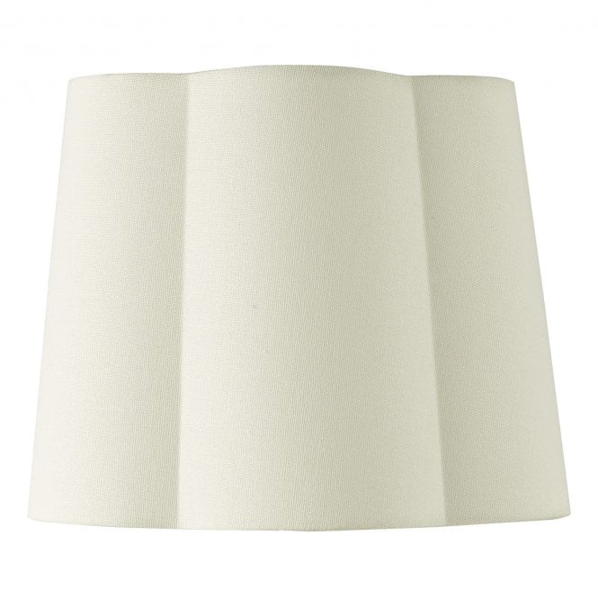 Jordana Ivory Cotton Scalloped Shade 27cm