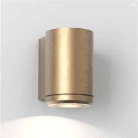 JURA solid brass exterior single wall spotlight