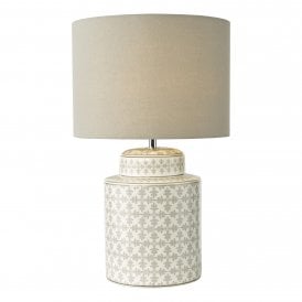 modern neutral ceramic table lamp