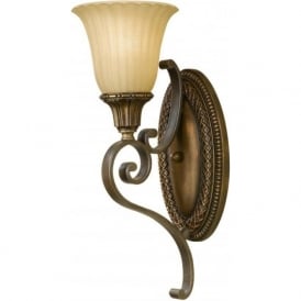 KELHAM HALL traditional bronze gold wall light
