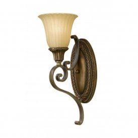 KELHAM HALL traditional bronze gold wall light
