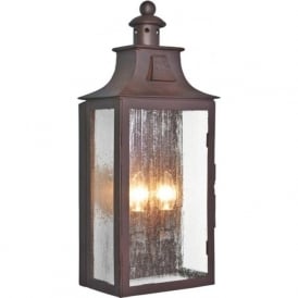 KENDAL wrought iron outdoor wall lantern