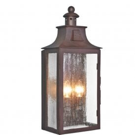 KENDAL wrought iron outdoor wall lantern