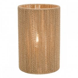 natural string table lamp