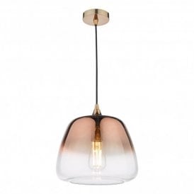 KLAXON Pendant Ombre Copper Glass