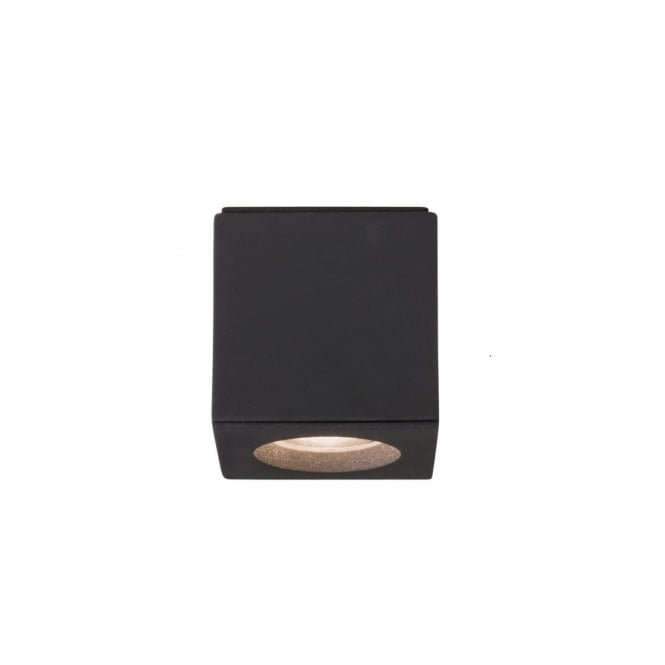 KOS surface mounted LED spotlight or downlight - square black fitting