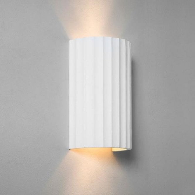 KYMI paintable ceramic wall washer wall light - small