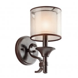 LACEY traditional bronze wall light