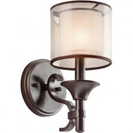 LACEY traditional bronze wall light