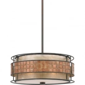 Hanging Ceiling Pendant Light With Mosaic Detail