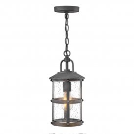 outdoor zinc and seeded glass wall light