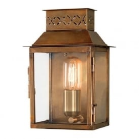 Lambeth Brass outdoor wall light