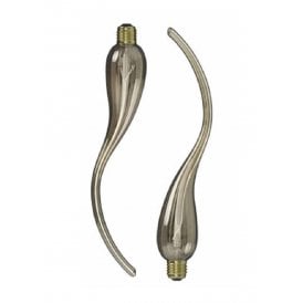 LAMDA set of 2 decorative chilli pepper LED filament light bulbs - gold glass