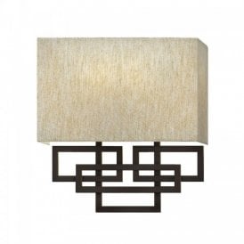 LANZA Art Deco style wall light - bronze