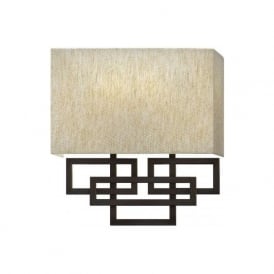 LANZA Art Deco style wall light - bronze