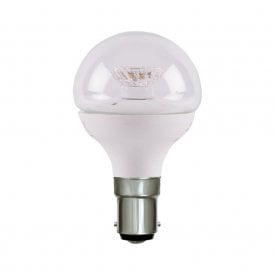 LED 45mm Dimmable Round Ball Clear Bulb - SBC/B15
