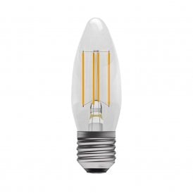 LED clear filament candle bulb (ES/E27 - Dimmable)