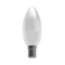 LED Dimmable Opal Candle Bulb - SBC/B15