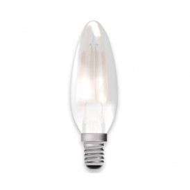 LED Filament Satin Candle Bulb - SES/E14