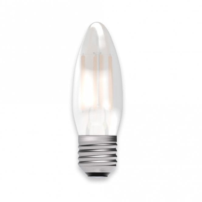 LED satin filament candle bulb (ES/E27 - Dimmable)
