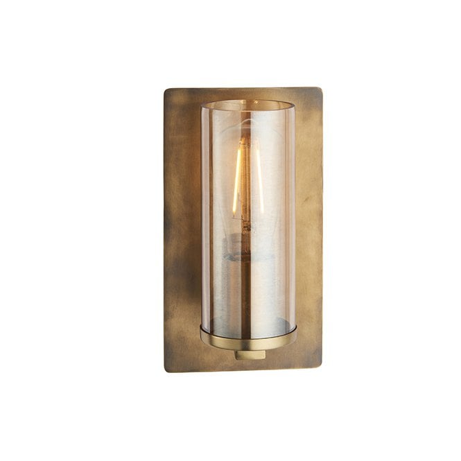 LENKER Antique Brass Patina Wall Light