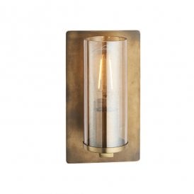 Antique Brass Patina Wall Light