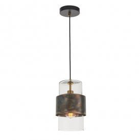Bronze Patina Pendant Light