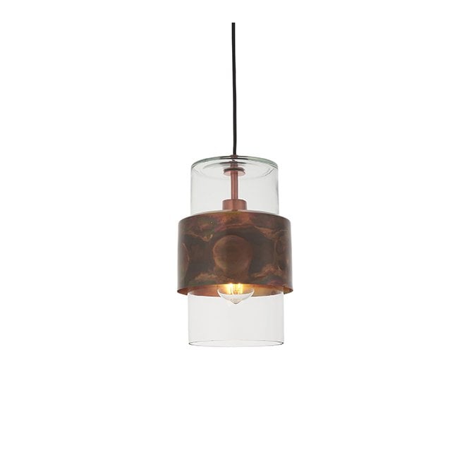LENKER Copper Patina Pendant Light