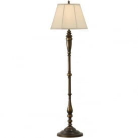LINCOLNDALE classic style rich bronze standard lamp with shade
