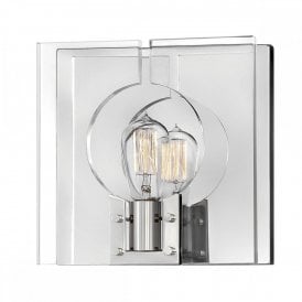 LUDLOW 1 Light Wall Light | Polished Nickel