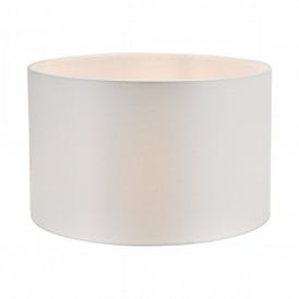 ivory cotton drum shade