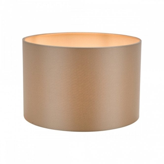 Lyris Taupe Cotton Drum Shade 30cm
