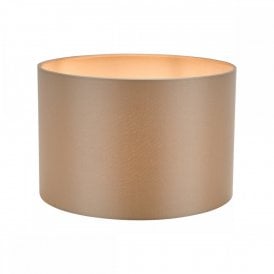 taupe cotton drum lampshade