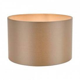 taupe cotton drum lampshade
